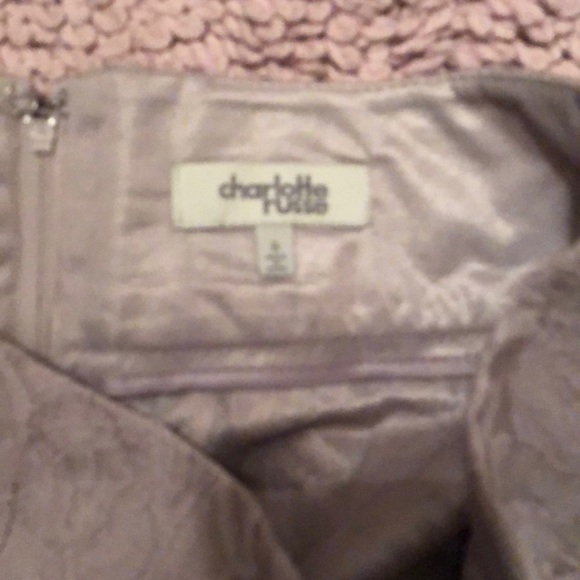 NWT Charlotte Russe shorts lace lilac 6 - Picture 3 of 4